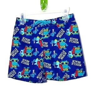Old Navy Swim Trunks Muscle Beach Monster 6-12m